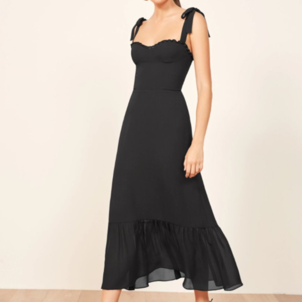 Reformation Best-selling Nikita dress in Black
